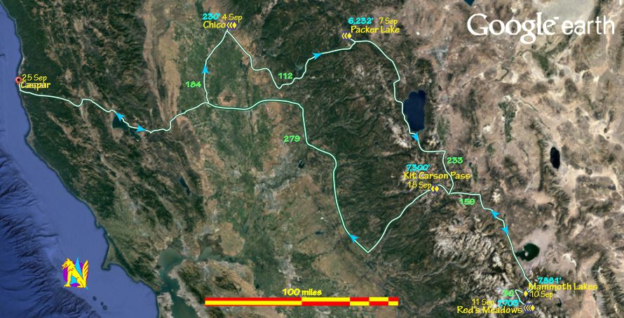 High Sierra 2020 map