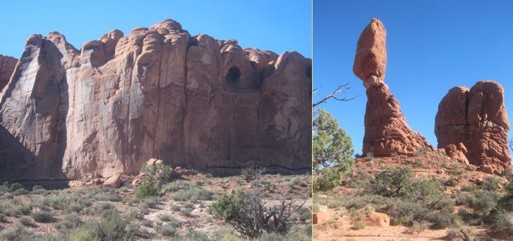 <p>Main Street facade, Balanced Rock</p>