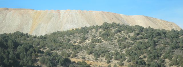 <p>Tailings at Ruth Open Pit Mine</p>