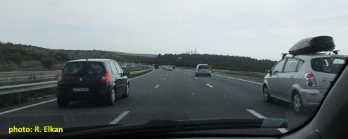 <p>Northeast of Narbonne on the A9</p>