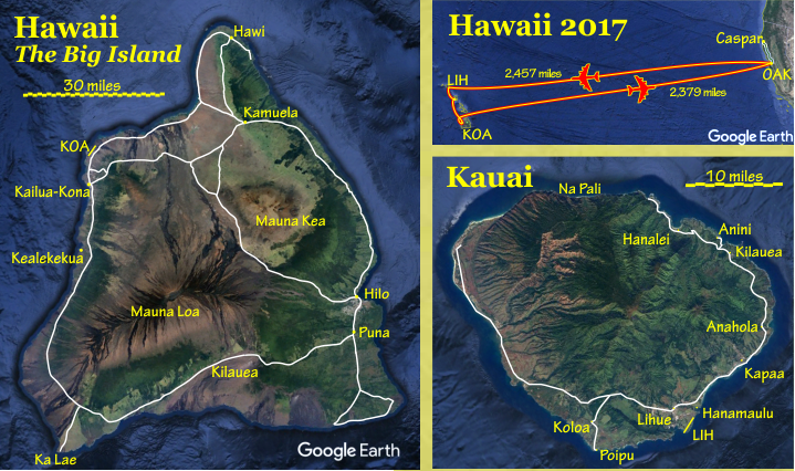 Hawaii 2017 map
