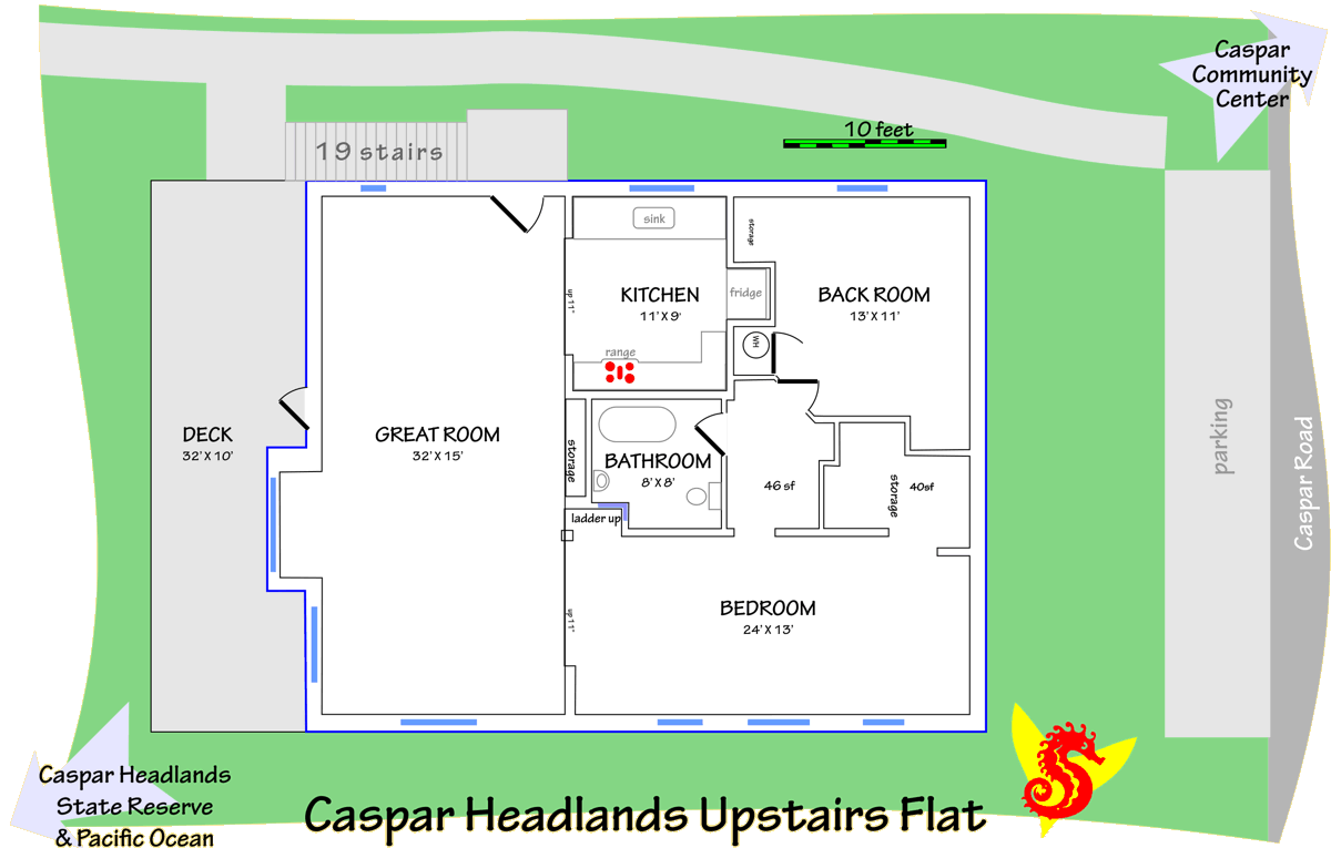 Upstairs Flat floor plan